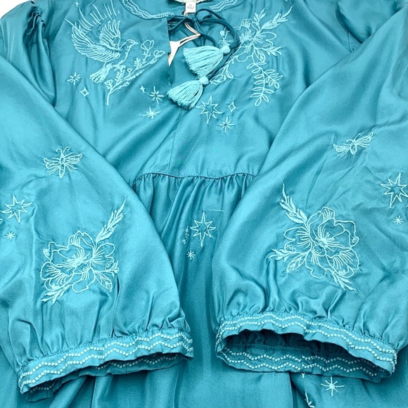 Johnny Was Christy Flowy Tie Front Dress Size XL - Picture 8 of 16